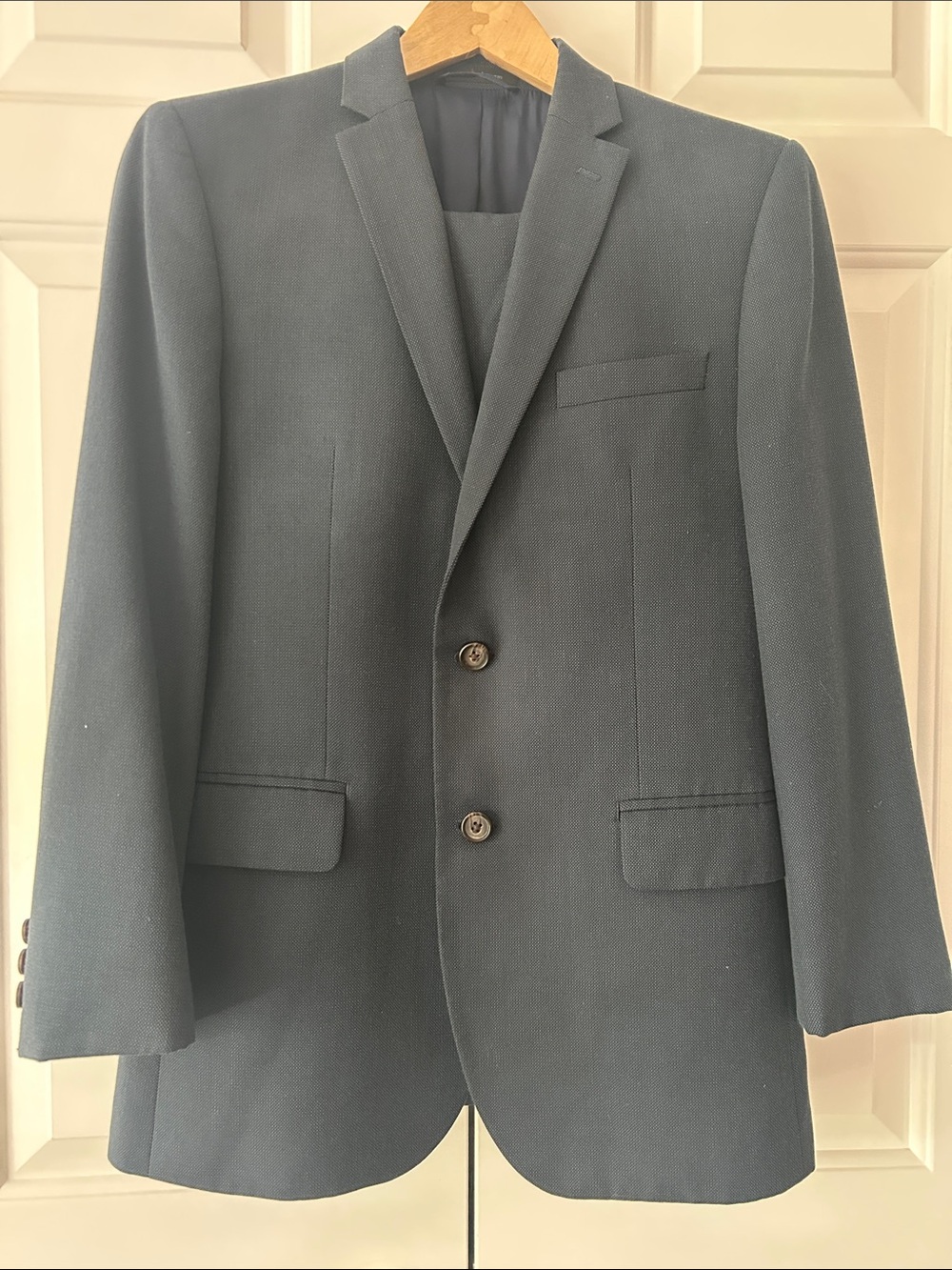 Lauren Ralph Lauren Boys Dark Navy Two-Button Suit.